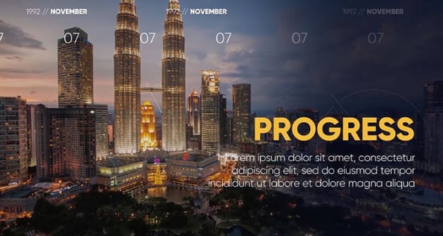 Corporate DaVinci Resolve Photo Slideshow Template
