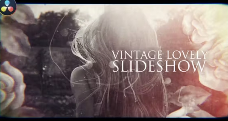 Vintage DaVinci Resolve Picture Slideshow