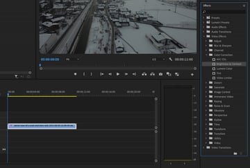 How to adjust brightness in Premiere Pro
