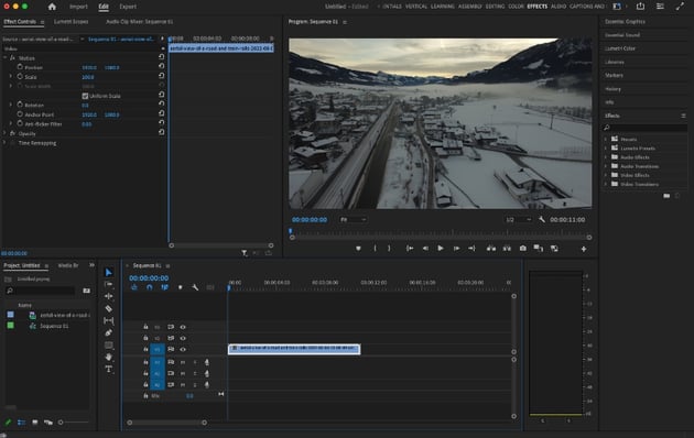 How to brighten a video in Premiere Pro