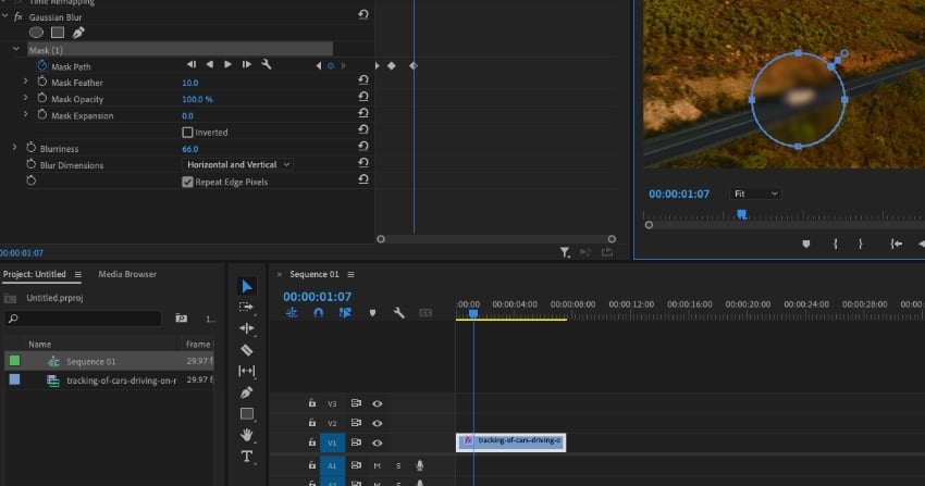 How to make a mask in Premiere