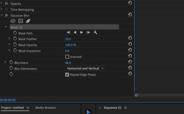 Masking in Premiere Pro