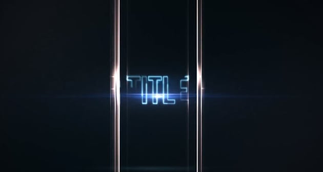 Epic Title Sting - Neon Glow for  Premiere Pro