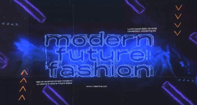 Future Fashion - Neon Glow Premiere Pro Template
