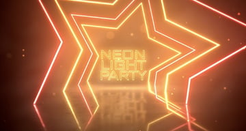Neon Light Party Opener - Premiere Pro Neon Effect