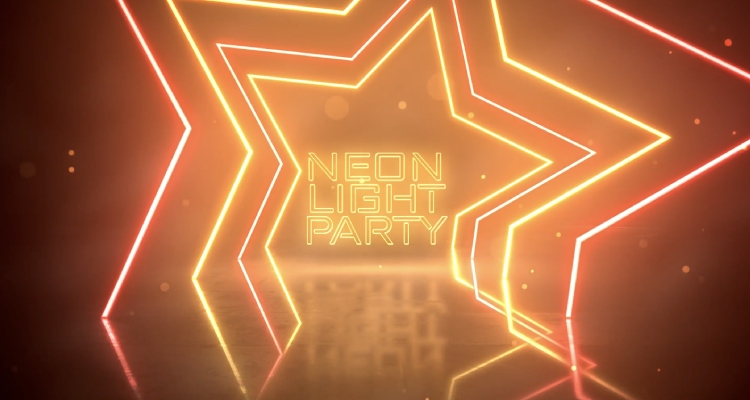 Neon Light Party Opener - Premiere Pro Neon Effect