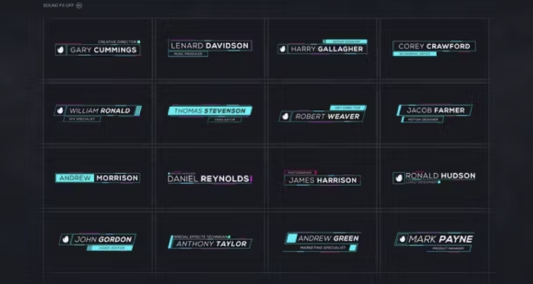 16 Glitch Lower Thirds - Neon Light Effect for Premiere Pro