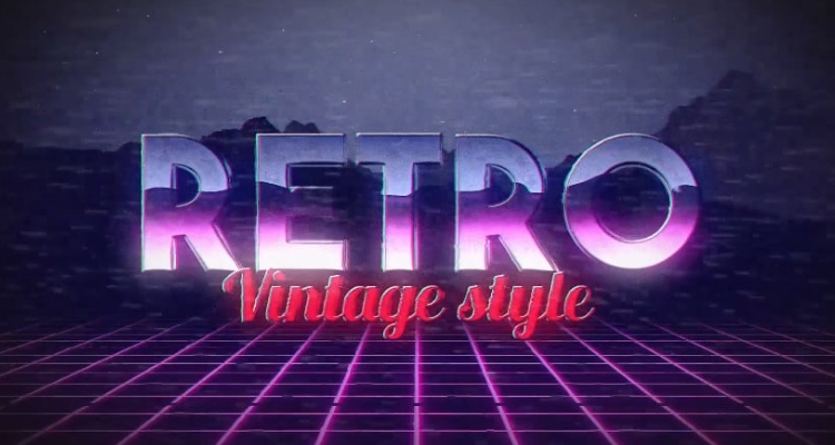 Retro Premiere Pro Neon Effect