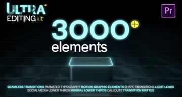 Ultra Editing Kit - Neon Glow Premiere Pro Elements