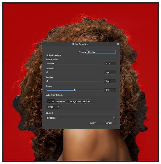 refine edge in affinity photo 