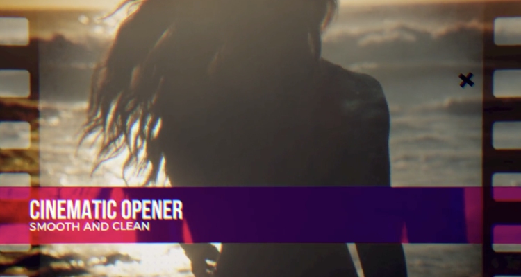 Film Frame Opener - Final Cut Pro Trailer Template for Free