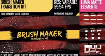 Brush Maker - Adobe After Effects Animation