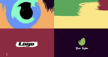 Logo Reveal - Paintbrush Animated Effect