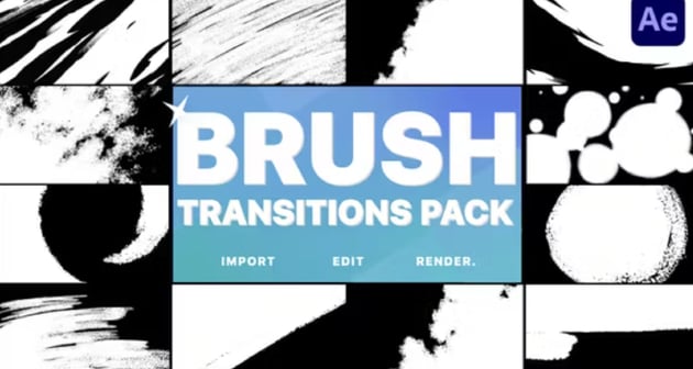 Dynamic Animated Paintbrush Template