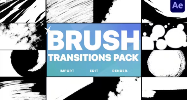 Dynamic Animated Paintbrush Template