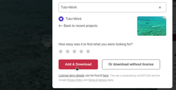 User adding description for downloading video for video interpolation guide.
