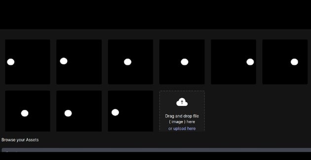 White ball video frames for ai video frame interpolation tutorial