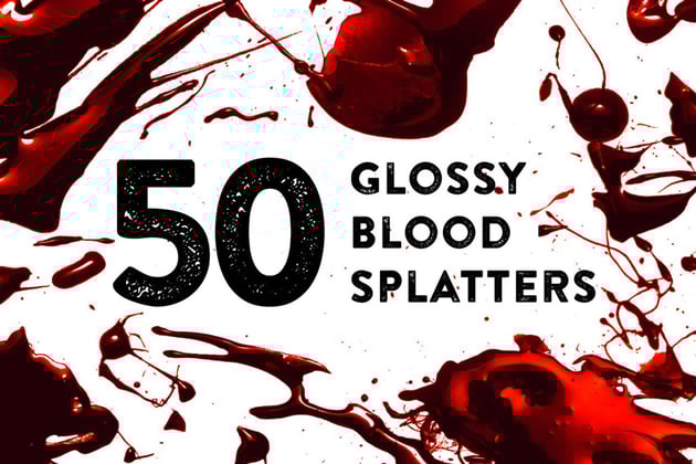 glossy blood