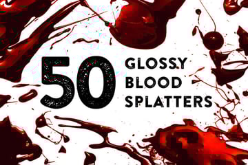 glossy blood