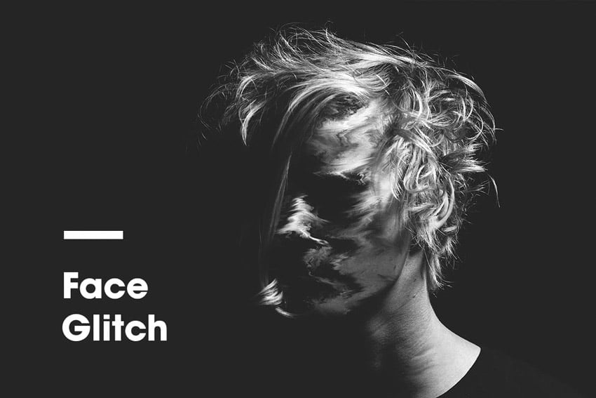 face glitch effects