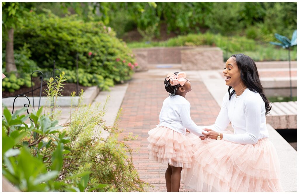 mother and daughter