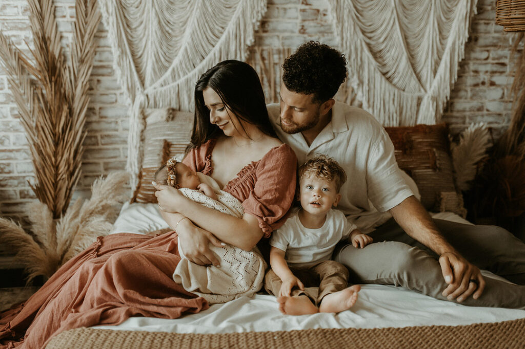 newborn family session